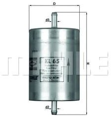 

Топливный фильтр Mahle Knecht KL65