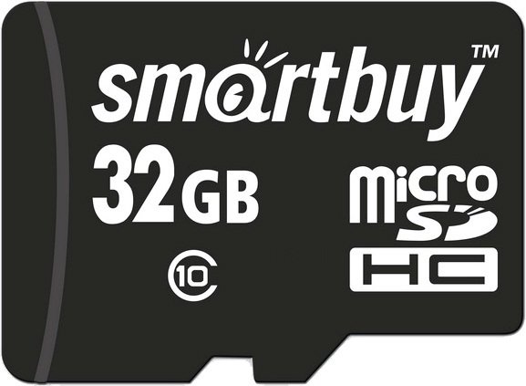 

Карта памяти SmartBuy microSDHC SB32GBSDCL10-00LE 32GB