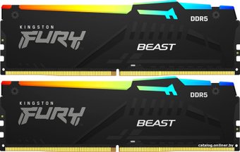 Kingston FURY Beast RGB 2x16ГБ DDR5 5200 МГц KF552C40BBAK2-32