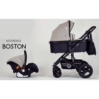 Универсальная коляска Lorelli Boston 2021 (3 в 1, beige string stars)