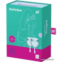 Менструальная чаша Satisfyer Feel Good (голубой)