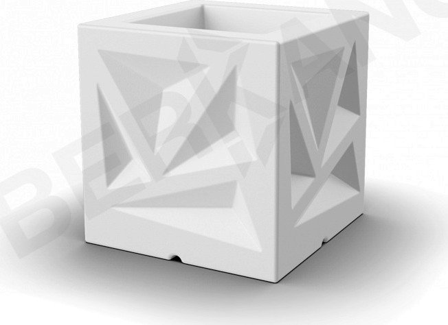 

Кашпо Berkano Icelandic Cube DB (белый)