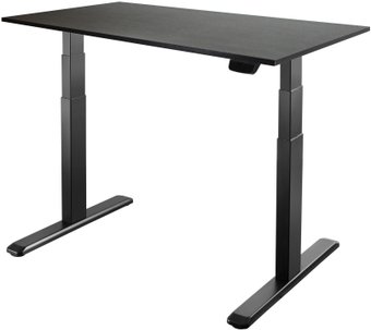 Стол с регулировкой высоты ErgoSmart Ergo Desk Prime 1380x800x18 мм (дуб темно-коричневый/черный)