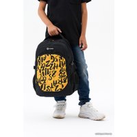 Школьный рюкзак Torber Class X Буквы T9355-22-BLK-YEL