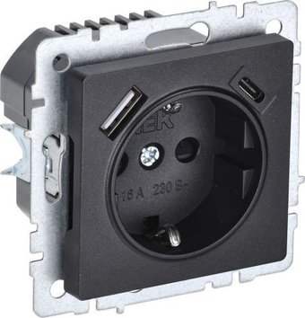 Розетка IEK Brite BR-R14-16-U22-018-K02