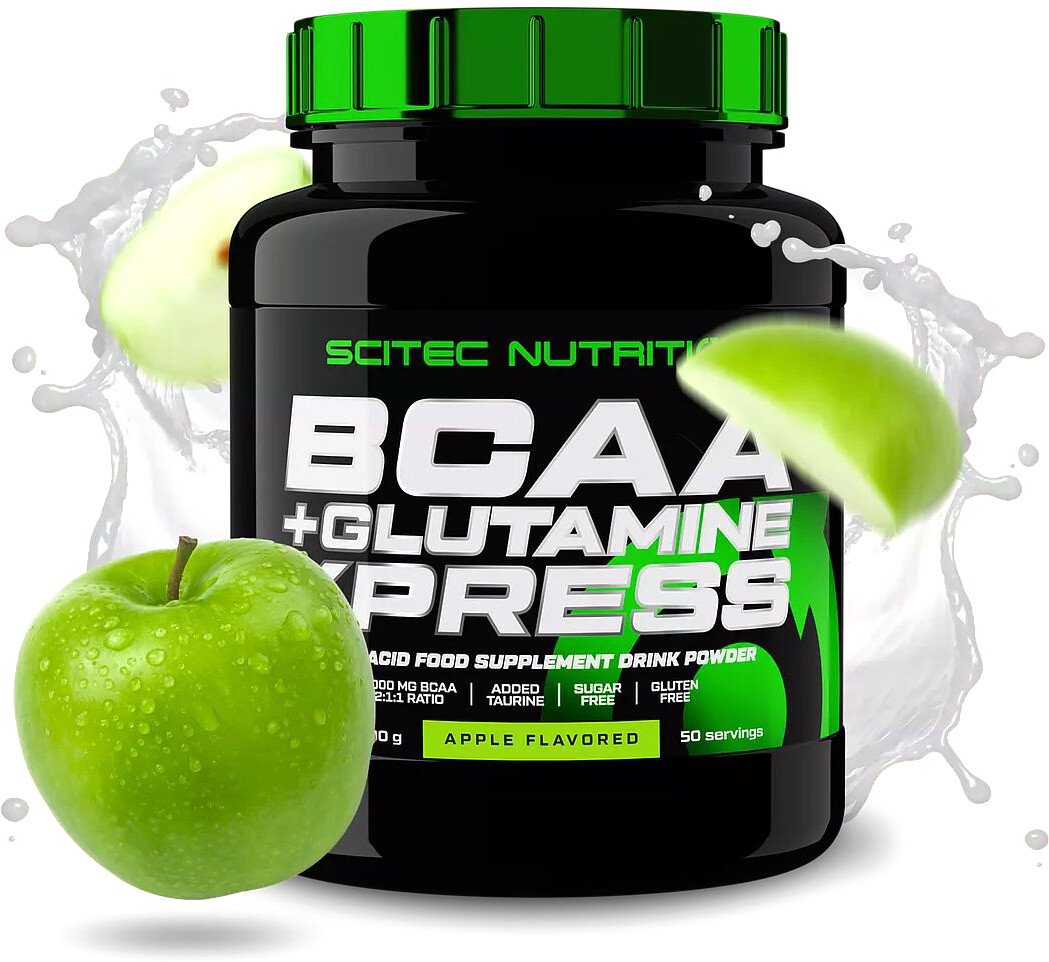 Комплекс Scitec Nutrition BCAA + Glutamine Xpress (600 г, яблоко)