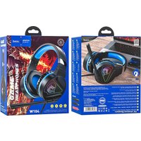 Наушники Hoco W104 (черный/синий)