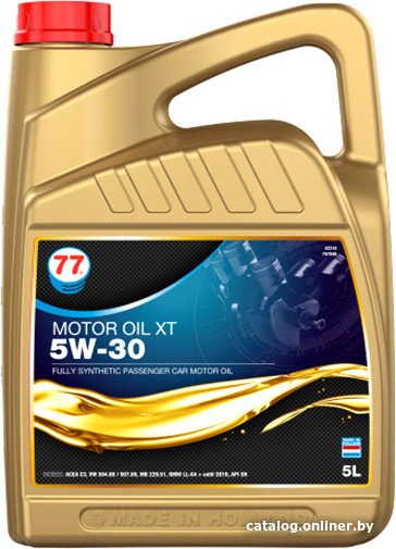 Моторное масло 77 Lubricants Motor Oil XT 5W-30 5л