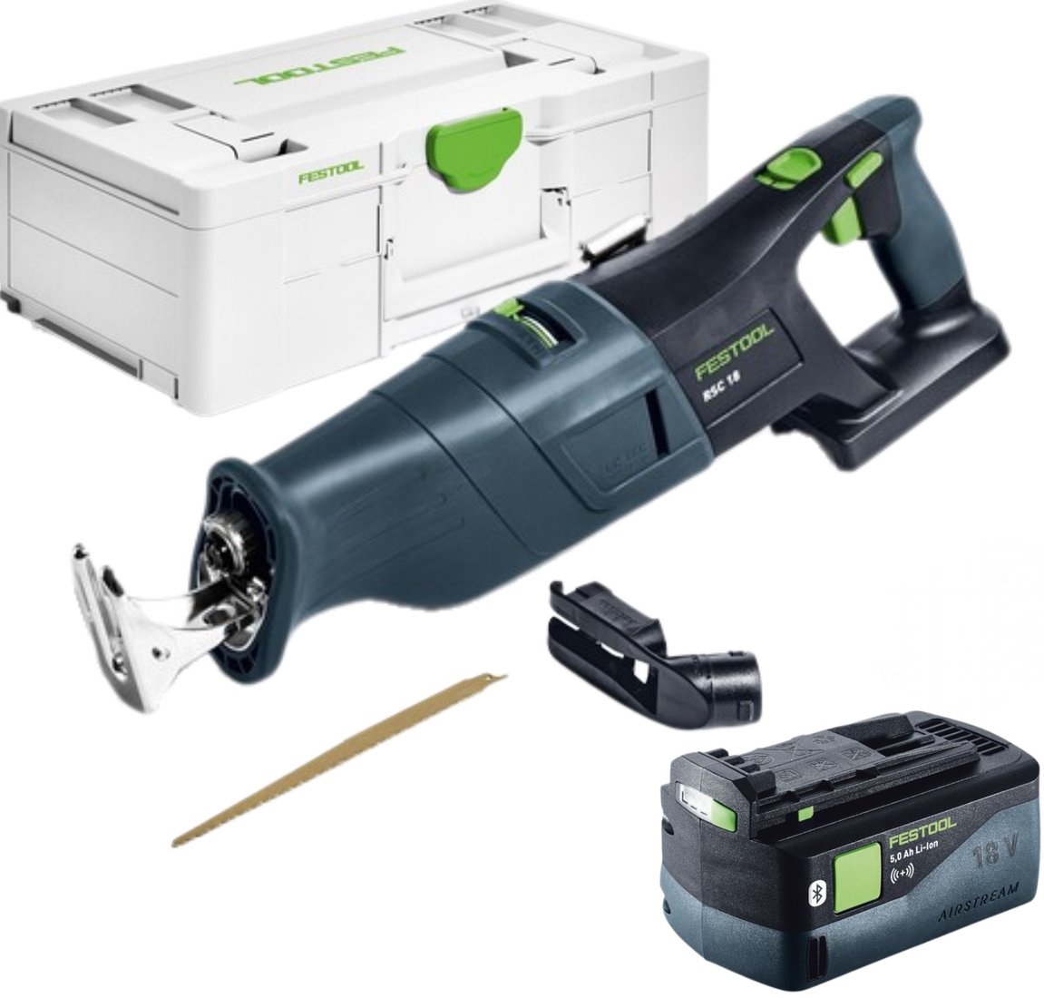 

Сабельная пила Festool RSC 18 EB-Basic Aku 578409 (с 1-им АКБ, кейс)