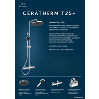 Душевая система  Ideal Standard Ceratherm T25+ A7210AA