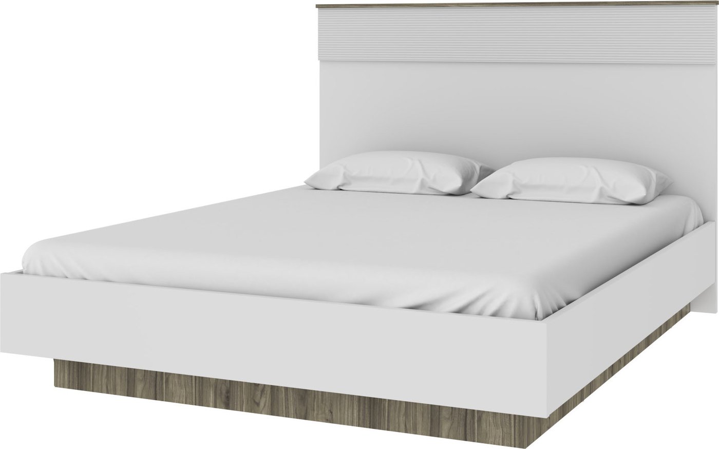 Кровать Anrex Simple 160 с ПМ (белый/монте/джелато)