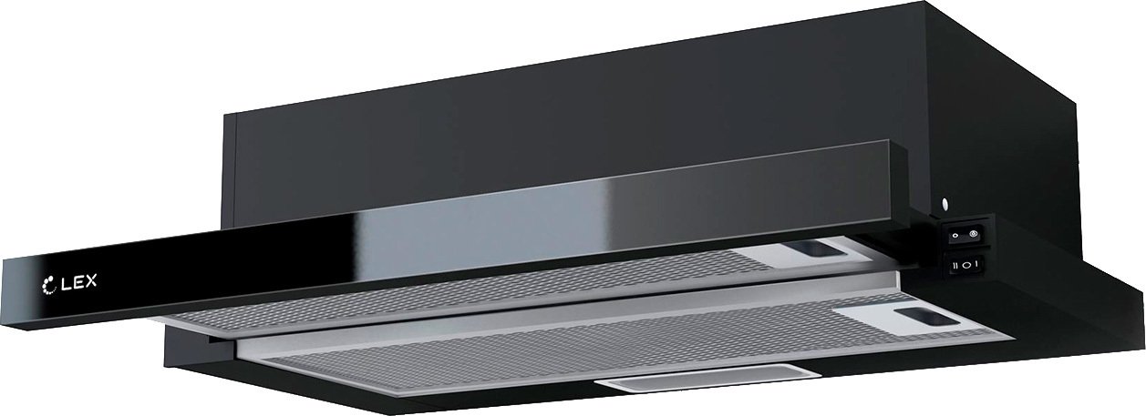 

Кухонная вытяжка LEX Hubble G 2M 600 (черный, 2021)