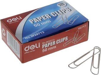 Скрепки Deli 39713 (100 шт)