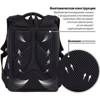 Школьный рюкзак BRAUBERG Light. Neon Drift 272027