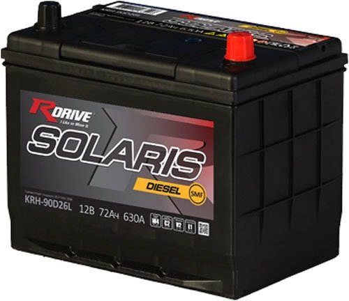 

Автомобильный аккумулятор RDrive Solaris Diesel SMF KRH-90D26L (72 А·ч)