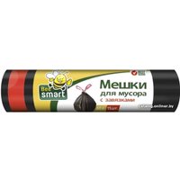 Пакеты для мусора Paclan Bee Smart с завязками (60 л, 15 шт)