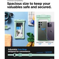 Чехол для телефона Spigen A610 Universal Waterproof Float ACS06012 (зеленый)