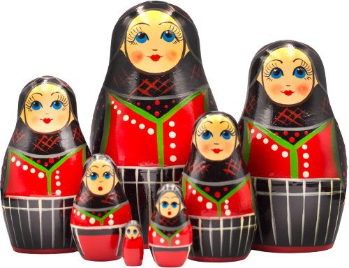 

Развивающая игра Брестская Фабрика Сувениров Женщина в датском народном костюме (набор 7 шт)