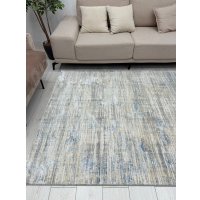 Ковер для жилой комнаты Radjab Carpet Амальфи Прямоугольник A3580A 13622 (1.6x3, Ivory/L.Bule)