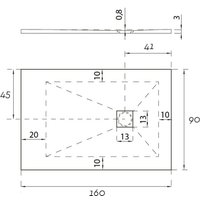 Душевой поддон Aquanet Pleasure New 160x90 258895