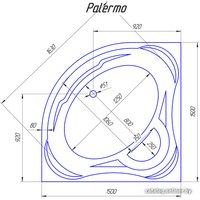 Ванна 1Марка Palermo