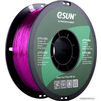 Пластик eSUN eTPU-95A 1.75 мм 1000 г (фиолетовый полупрозрачный)