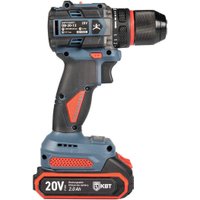 Дрель-шуруповерт КВТ Профи DB-20-13 (с 2-мя АКБ, кейс)