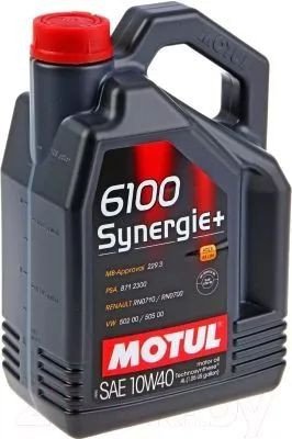 Моторное масло Motul 6100 Synergie + 10W40 4л