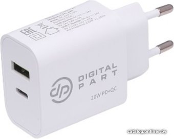 Сетевое зарядное Digital Part FC-135 (с кабелем microUSB)