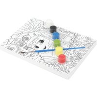 Набор для рисования MultiArt Холст для росписи Паровозик CANV15X20-PAR