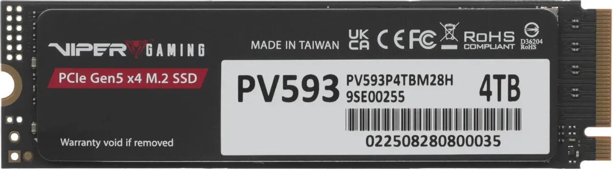 SSD Patriot Viper VP593 4TB PV593P4TBM28H