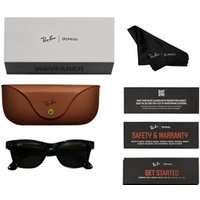 Умные очки Ray-Ban Meta Wayfarer RW4006 (черный глянцевый/прозрачный)