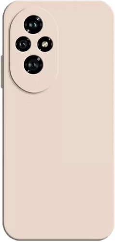 KST Silicone Cover для Honor 200 Pro (пудровый, с закрытым низом)