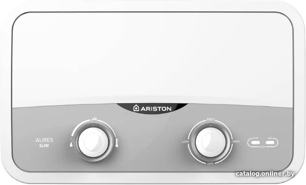 Проточный электрический водонагреватель кран+душ Ariston Aures SF 5.5 COM