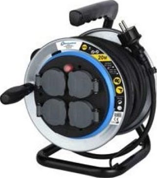 

Удлинитель на катушке Electraline 49030 (20 м, черный)