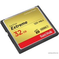 Карта памяти SanDisk Extreme CompactFlash 32GB [SDCFXSB-032G-G46]