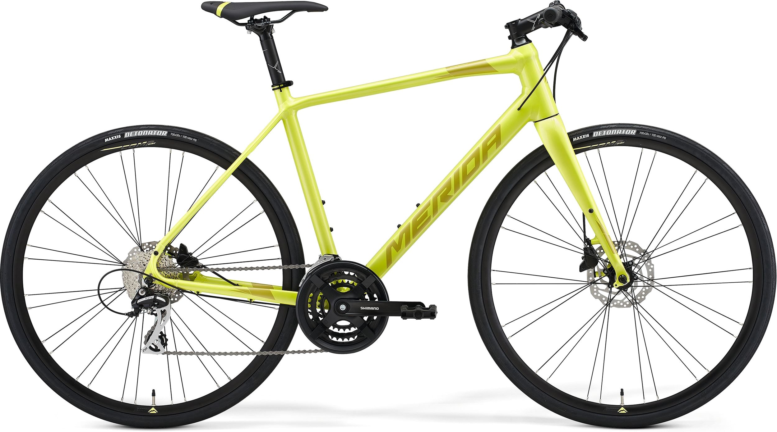 

Велосипед Merida Speeder 100 S 2021 (желтый)