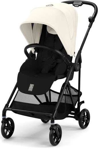 

Коляска прогулочная «книга» Cybex Melio Carbon (canvas white)