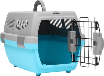 Переноска Sima-Land Неон 9343368 (серый/голубой)