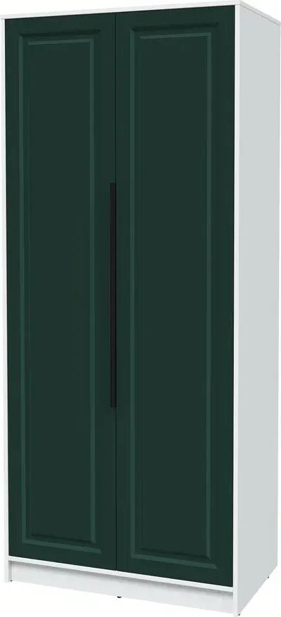 

Шкаф распашной Интерлиния Концепт КТ-Ш2 Деко (белый платинум/изумруд)