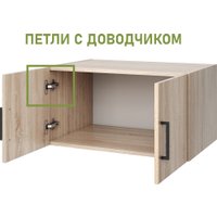 Антресоль Mio Tesoro Tandem 2D на шкаф (дуб сонома) в Борисове