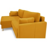 Угловой диван Mio Tesoro Дублин 497 (желтый 1103)