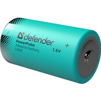 Батарейка Defender LR20-2BL