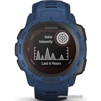 Умные часы Garmin Instinct Solar (голубой прилив)