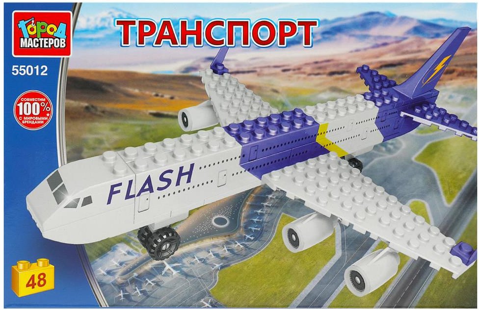 

Конструктор Город мастеров Самолет 55012-BY
