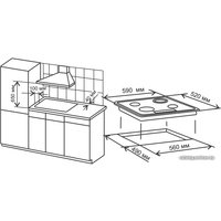 Варочная панель De luxe 595204.03ЭВС