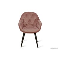 Стул с подлокотниками Aero B817-m Rosa VL34 BK (велюр, розовый)