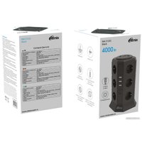 Сетевой фильтр Ritmix RM-2123C (черный)