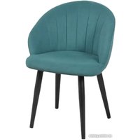 Стул с подлокотниками СоюзРегионПоставка Моника СРП-050 (велюр, Dream Mint мятный/муар черный)