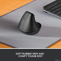 Вертикальная мышь Logitech Lift Left (графит) в Могилеве